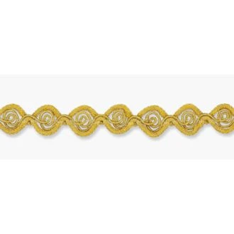 Brocante goud lintje 14mm van UNION KNOPF 0001442 014 0084