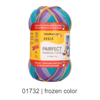 Regia Pairfect Rainbow Color sokkenwol 100gr 420m van SCHACHENMAYR 035.989161300005