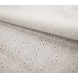 Diamond embroidery katoen off white van KNIPIDEE 17512-022