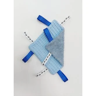 Baby labeldoekje blauw van N'STUDIO