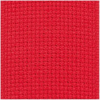 Borduurband 16ct rood 20cm breed 100% katoen AIDA 21272.20.40