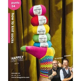 Punto 34 How to knit socks LANGYARNS 2534.0006 NL