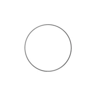 Metalen ring 15cm antraciet RICO 38006.50.52