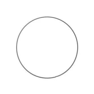 Metalen ring 20cm antraciet RICO 38006.50.52