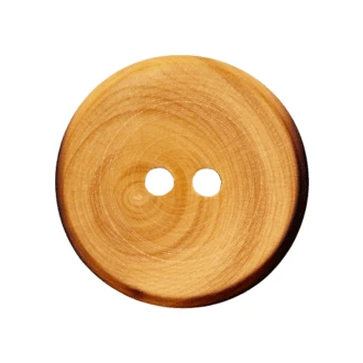 Houten knoop 2-gaats van UNION KNOPF 452008
