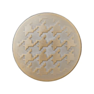 Metalen knoop van UNION KNOPF 453344