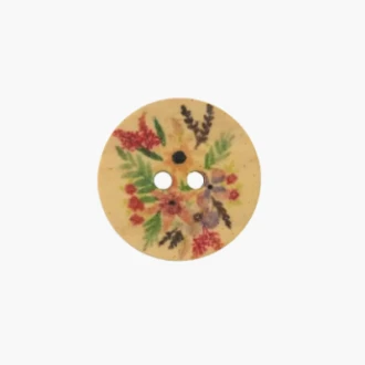 Knoop met bloemen van UNION KNOPF 453873 kl90