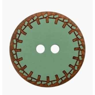 Polyester knoop twee gaten kl.26 van Union knopf 0453968