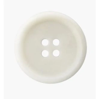 Corozo vier gaten knoop wit van UNION KNOPF 0049493 012 0012