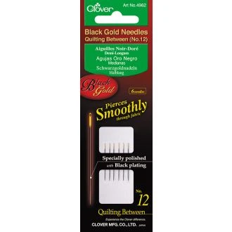 Black Gold Quitling Between no.12 needles CLOVER 086.4962