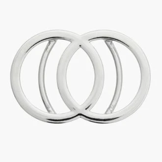 Metalen gesp 35mm zilver van UNION KNOPF 0501030 035 0082