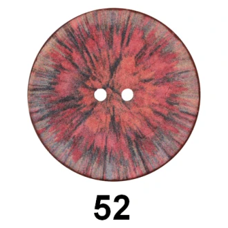 Tie dye kokos knoop van UNION KNOPF 453038