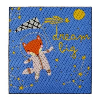 Dream Big 6x6cm applicatie van UNION KNOPF 6450.0068