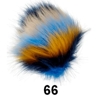 Pompon kunstbont 11cm van UNION KNOPF 5201