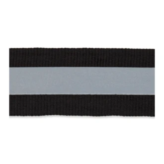 Reflecterend band zwart grijs van UNION KNOPF 6885