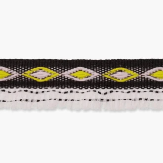 Franjeband met ruitjes 15mm van UNION KNOPF 6912 kl46