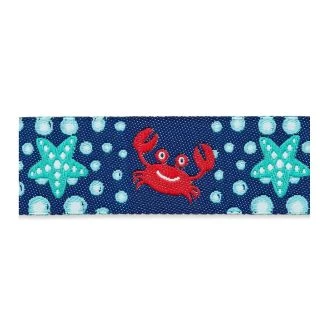 Gevlochten band Garnaal & Zeester 20mm UNION KNOPF 7590.090