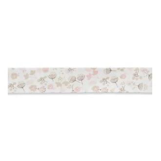 Biaisband met bloemen 30mm roze UNION KNOPF 7593.046