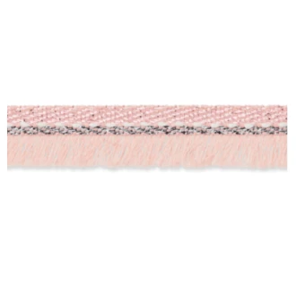 Franjes band 12mm roze UNION KNOPH 7650