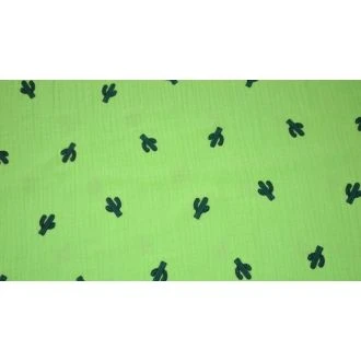 Hydrofiel met cactussen 100% katoen 135cm breed van WOUTERS mp-61