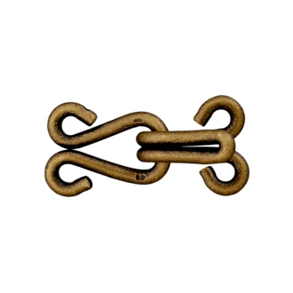 Grote metalen haak en oog sluiting van UNION KNOPF 57598