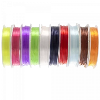 Gekleurd Elastiek 1 mm 4.5 Meter A2304