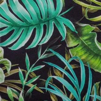 Handpainted Tropical katoen tricot 145cm breed van KNIPIDEE 15772