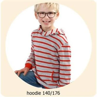 Naaipatroon hoodie mt 152 - 176 van ADIY 056.ADIY80