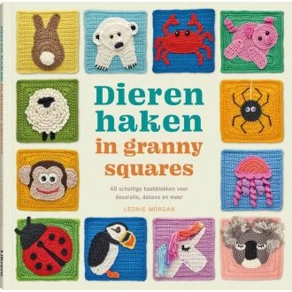 Dieren haken in Granny Squares haakboek 059.99009