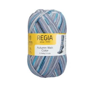 Autumn Walk Color sokkenwol 150gr 6 draads van REGIA 035.989128500016 / 035.9801285