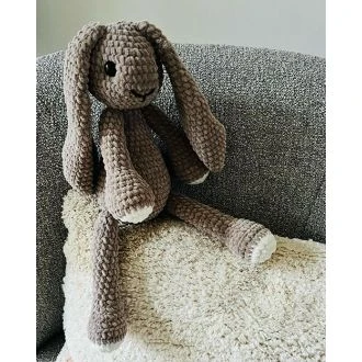 Konijn groot haakpakket licht bruin/crème van N'Studio