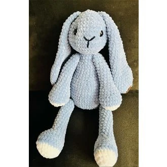 Konijn groot haakpakket blauw/crème van N'Studio