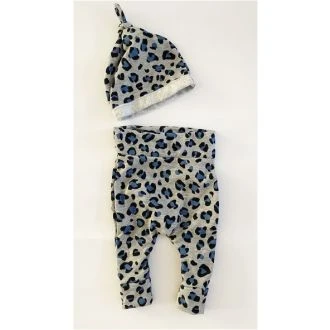 Baby broekje en mutsje blauwe vlekjes maat 56 van N'STUDIO