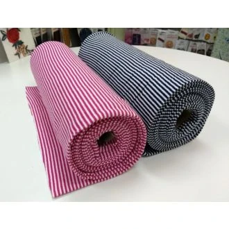 Boordstof gestreept katoen tricot 052.7