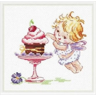 Borduurpakket I Love Sweets van  STITCHCOMPANY CI-035-022