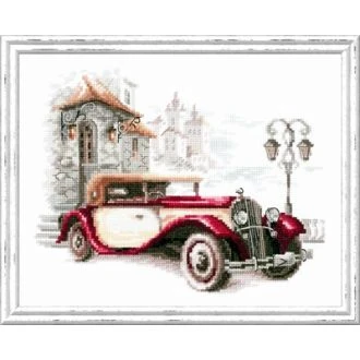 Borduurpakket Retro Buick van STITCHCOMPANY CI-110-022