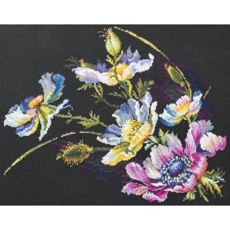 THE SECRET OF ANEMONES borduurpakket kruis steek van STITCHCOMPANY ci-210-191