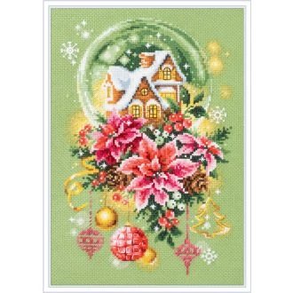 Snow Globe borduurpakket van Stitchcompany ci-540-672