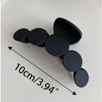 Haarklem zwarte matte dots