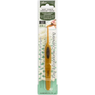 Haaknaald softgrip 2mm van CLOVER PN-0010588