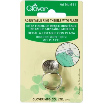 Ring Thimble plaatje voor sashiko van CLOVER 086.611