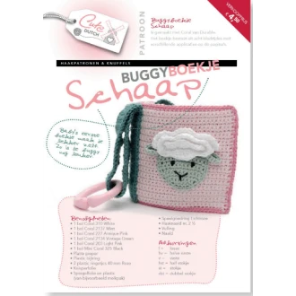 Haakpatroon buggyboekje schaap van CUTEDUTCH 056.36430