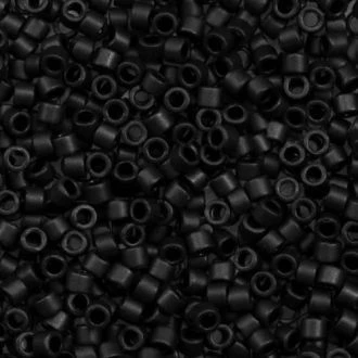 Miyuki Delica Kralen 2mm black matted DB D699
