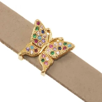 Rainbow Schuiver Vlinder 10 x 2mm van DB FG218