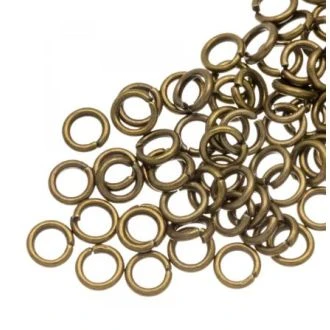 Buigringen (6 x 1.2 mm) Brons (100 Stuks) van DB X205