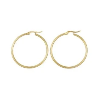 Oorringen Stainless Steel (55 mm) Goud van DB Y2389