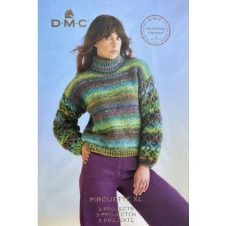 Pirouette XL - 3 dameskleding projecten breimagazine DMC 059.11.15878.E22