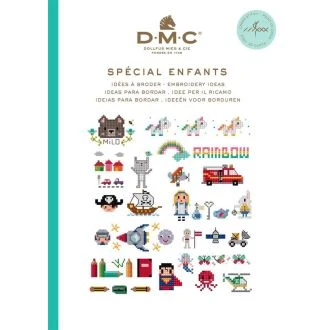 Mini borduurboek kids borduurideeën van DMC PN-0195650