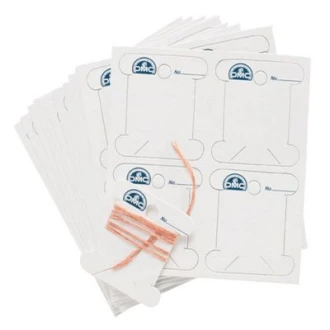 Wikkelkaartjes karton van DMC 074.6101