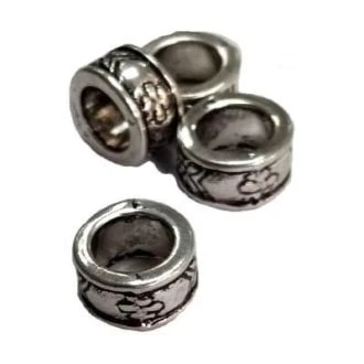 Schuifkraal met bloemetjes 8mm